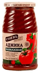 Соус СТОЕВ Кавказская аджика ст/б 500г