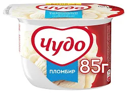Десерт творожный ЧУДО Пломбир взбитый бзмж 5.8% 85г