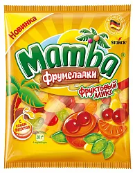 Жевательный мармелад МАМБА Фрумеладки Фруктовый микс 72г