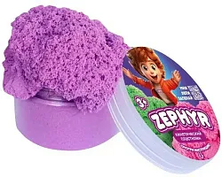 Кинетический пластилин ЗЕФИР фиолетовый 150г