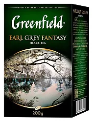 Чай ГРИНФИЛД Эрл Грей Фэнтази черный 200г