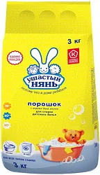 Стиральный порошок УШАСТЫЙ НЯНЬ для детского белья 3000г