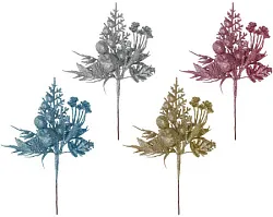 Ветка декоративная ТАМ-ТАМ Фантазия цвет серебро арт.EYG22-506