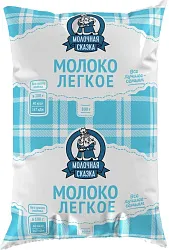 Молоко МОЛОЧНАЯ СКАЗКА Легкое пастер бзмж 1% п/пак 800г