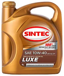 Масло СИНТЕК Люкс 5000 SAE 10W-40 API SL/CF полусинтетика 4л