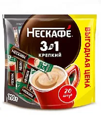 Напиток кофейный НЕСКАФЕ Крепкий 3в1 20пак*14.5г