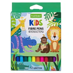 Фломастеры ХАТБЕР Эко Африка 12цв
