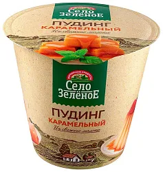 Пудинг СЕЛО ЗЕЛЕНОЕ карамельный бзмж 3% 120г