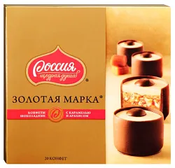 Набор конфет РОССИЯ Золотая марка 184г