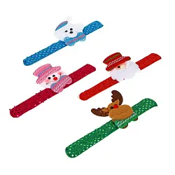 Кляк-браслет СНОУ БУМ с мягкой игрушкой 21см в ассортименте арт.264-870