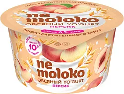 Йогурт овсяный НЕМОЛОКО персик 5% 130г