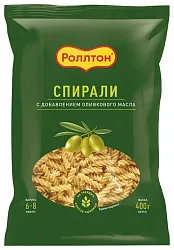 Мак.изделия РОЛЛТОН Спирали с оливковым маслом м/у 400г
