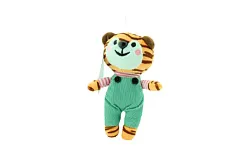 Игрушка мягкая Тигренок в комбинезоне 16.5см арт.LEO20-149A-D