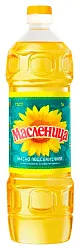 Масло подсолнечное МАСЛЕНИЦА рафинированное 1л