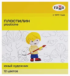 Пластилин ГАММА Юный художник 12цв