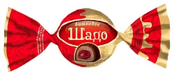 Конфеты ЭССЕН Шадо вишнёвое с желейной начинкой весовые