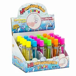 Мыльные пузыри ВЕСЕЛАЯ ЗАТЕЯ нелопающиеся в ассортименте 30мл