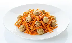 Закуска корейская из моркови с шампиньонами