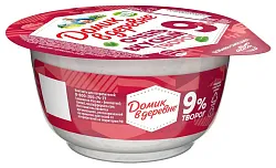 Творог ДОМИК В ДЕРЕВНЕ бзмж 9% 150г
