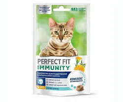 Лакомство для кошек ПЕРФЕКТ ФИТ Иммунити курица 50г