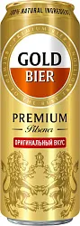 Пиво ГОЛД Премиум Пилснер светлое пастер 4.8% ж/б 0.43л