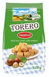 Вафли ТОРЕРО Нежные с орехом 125г