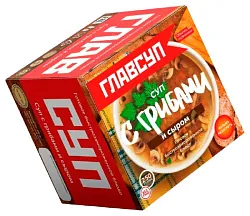Суп ГЛАВСУП с грибами и сыром 250г