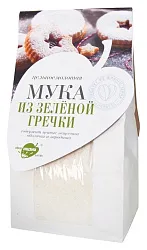 Мука ОБРАЗ ЖИЗНИ цельносмолотая из зеленой гречки м/у 500г