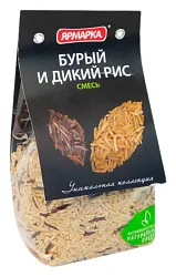 Смесь ЯРМАРКА бурый и дикий рис м/у 350г