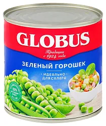 Горошек ГЛОБУС зеленый ж/б 425мл