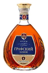 Коньяк ГРАФСКИЙ ЗАМОК 4 года 40% ст/б 0.5л