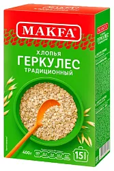 Овсяные хлопья МАКФА Геркулес карт/уп 400г