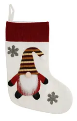 Рождественский сапог ТАМ-ТАМ Гном белый 28х1х38см арт.QH23Y109A