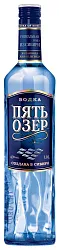 Водка ПЯТЬ ОЗЕР 40% ст/б 1л