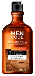 Гель для душа МЕН КОД Стронг энерджи 3в1 300мл