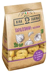 Тараллини НИНА ФАРИНА с чесноком 180г