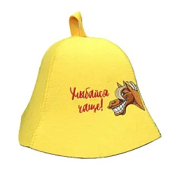 Шапка БАННЫЕ ТРАДИЦИИ Улыбайся чаще