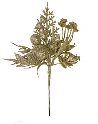 Ветка декоративная ТАМ-ТАМ Фантазия цвет шампань арт.EYG22-506