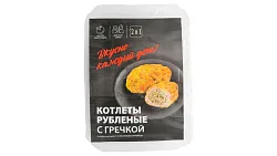 Котлеты ПОМАРК рубленые с гречкой 200г