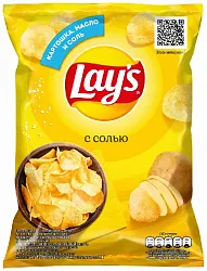 Чипсы ЛЕЙС с солью 81г