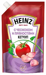 Кетчуп ХАЙНЦ чеснок д/пак 320г