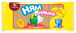 Вафли СЛАДОНЕЖ Ням-нямка вареная сгущенка 200г
