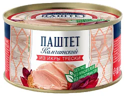 Паштет ПУТИНА Камчатский пастер из икры трески ж/б 100г