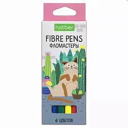 Фломастеры ХАТБЕР Эко Кис-Кис 6цв