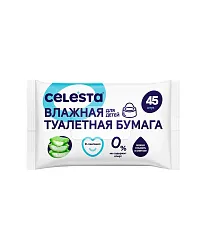 Влажная туалетная бумага СЕЛЕСТА для детей 45шт