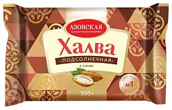 Халва АКФ подсолнечная с какао 350г