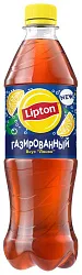 Чай ЛИПТОН черный лимон газированный 0.5л