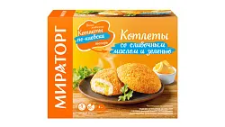 Котлеты МИРАТОРГ со сливочным маслом и зеленью 360г