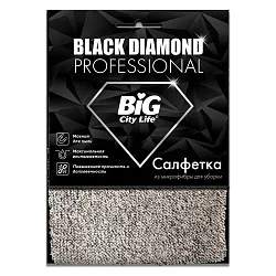 Салфетка БИГ СИТИ ЛАЙФ Блэк Даймонд микрофибра 1шт