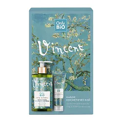 ПН ОНЛИ БИО АРТ&НАТУРАЛ Роскошные цветки миндаля и ваниль гель для душа 290мл+крем для рук 75мл